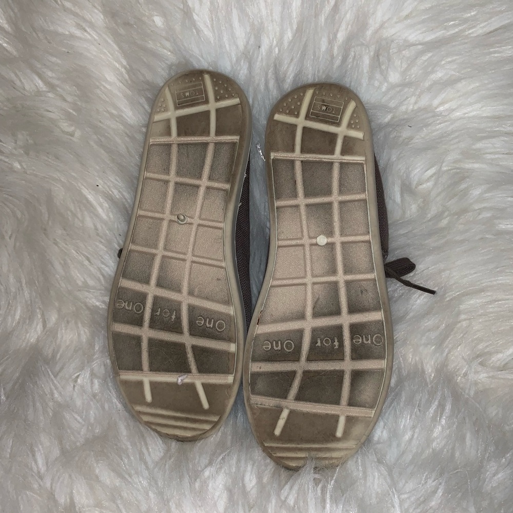 UNISEX KIDS HIGH TOP GRAY TOMS - Picture 6 of 6